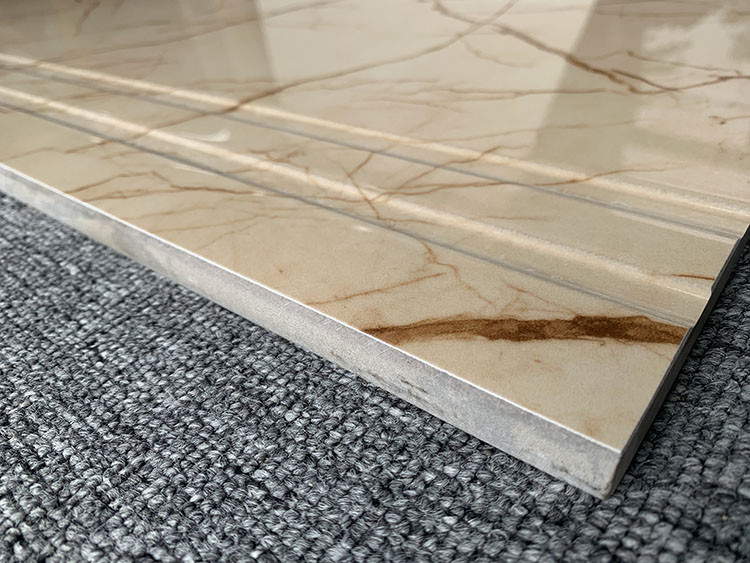 บันไดกระเบื้องพอร์ซเลนที่ทันสมัยขั้นตอน Anti Slip Full Body Groove Integrated Contemporary