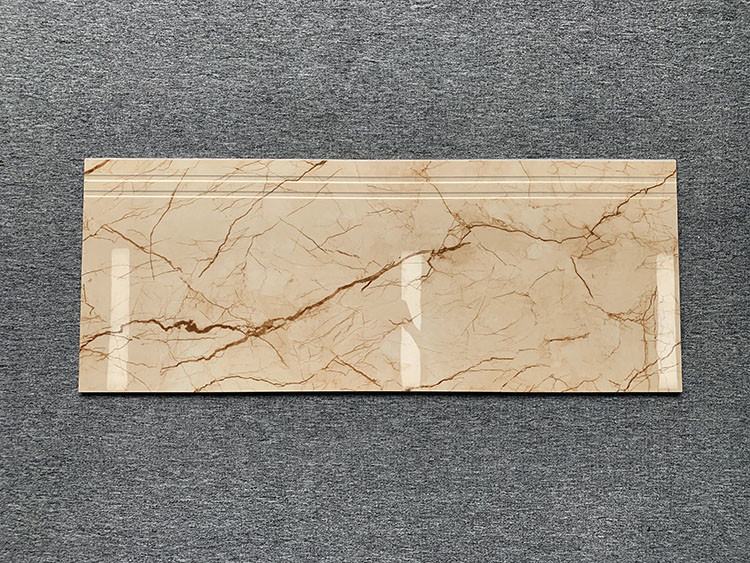 บันไดกระเบื้องพอร์ซเลนที่ทันสมัยขั้นตอน Anti Slip Full Body Groove Integrated Contemporary