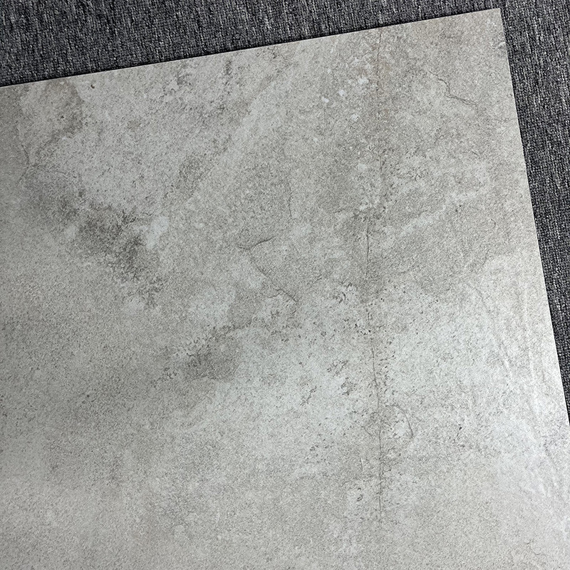 กระเบื้องผนังพื้นผิว 1200x600 ห้องนั่งเล่นสวมทนสีเทากึ่งด้าน Wabi Sabi Rustic