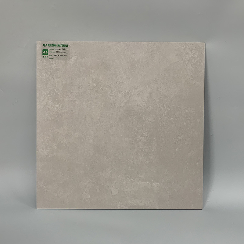 60x60cm สีธรรมดา Matt เต็มร่างกายกระเบื้องพอร์ซเลนเคลือบชนบทสำหรับห้องนั่งเล่น