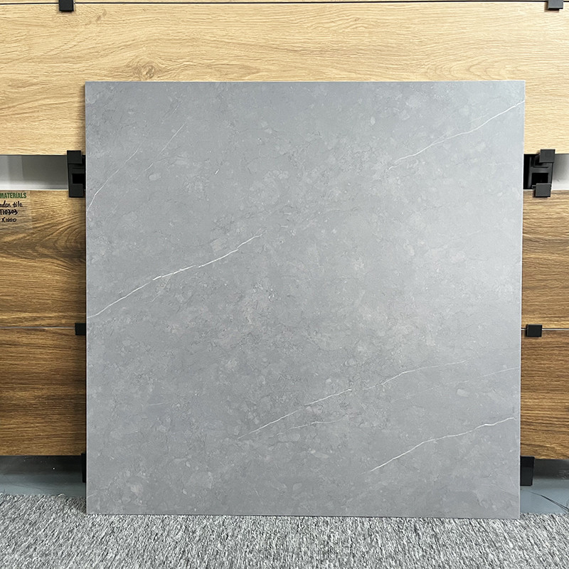 กระเบื้องห้องนั่งเล่นสไตล์ใหม่สำหรับพื้น 60x60 กระเบื้องพื้นชนบทเคลือบด้านกันลื่น