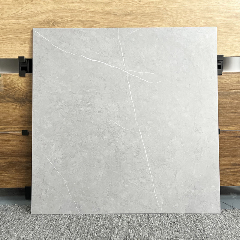 กระเบื้องห้องนั่งเล่นสไตล์ใหม่สำหรับพื้น 60x60 กระเบื้องพื้นชนบทเคลือบด้านกันลื่น