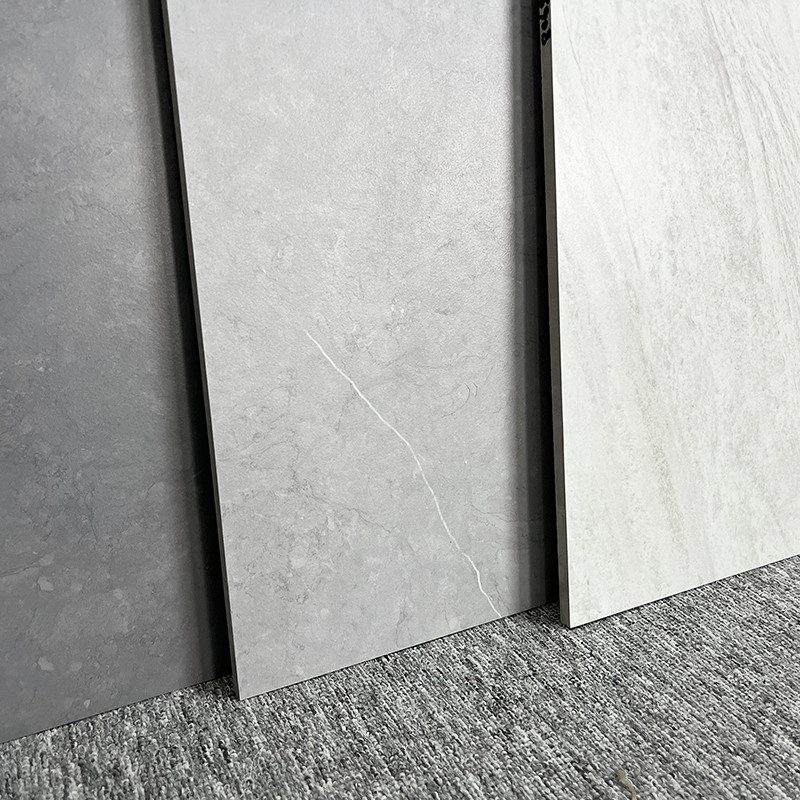 กระเบื้องห้องนั่งเล่นสไตล์ใหม่สำหรับพื้น 60x60 กระเบื้องพื้นชนบทเคลือบด้านกันลื่น