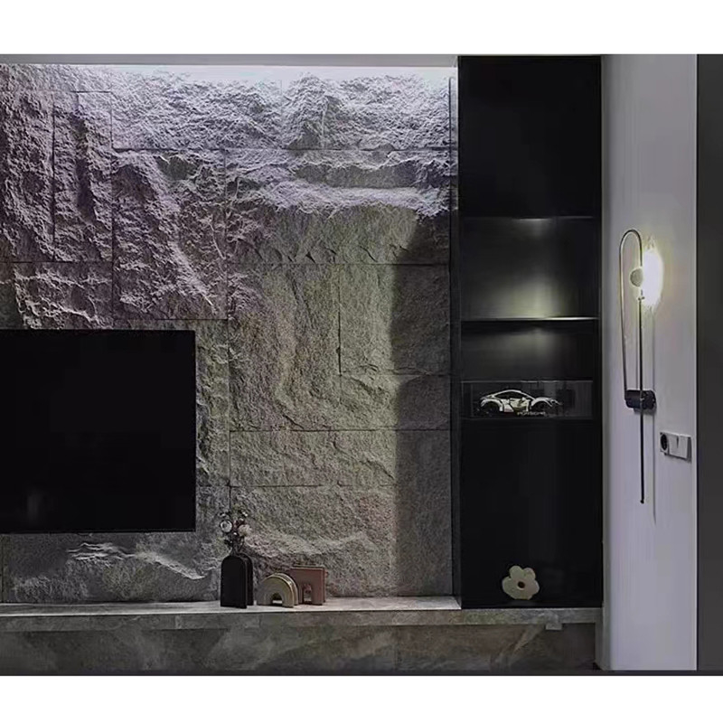 PU Faux Culture ยูรีเทนเทียมในร่มกลางแจ้ง 3D Wall Cladding Stone Panels