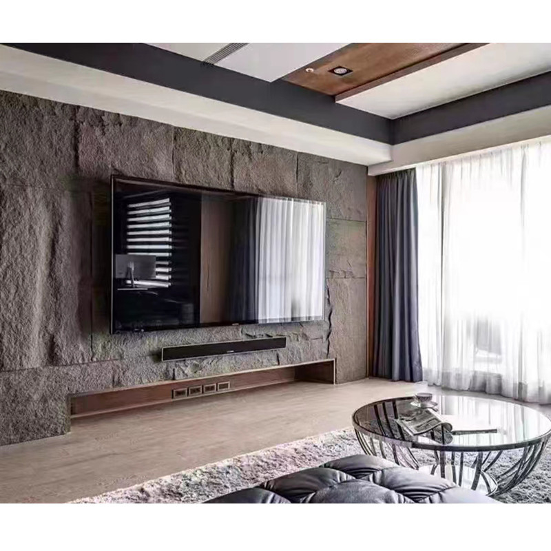 PU Faux Culture ยูรีเทนเทียมในร่มกลางแจ้ง 3D Wall Cladding Stone Panels