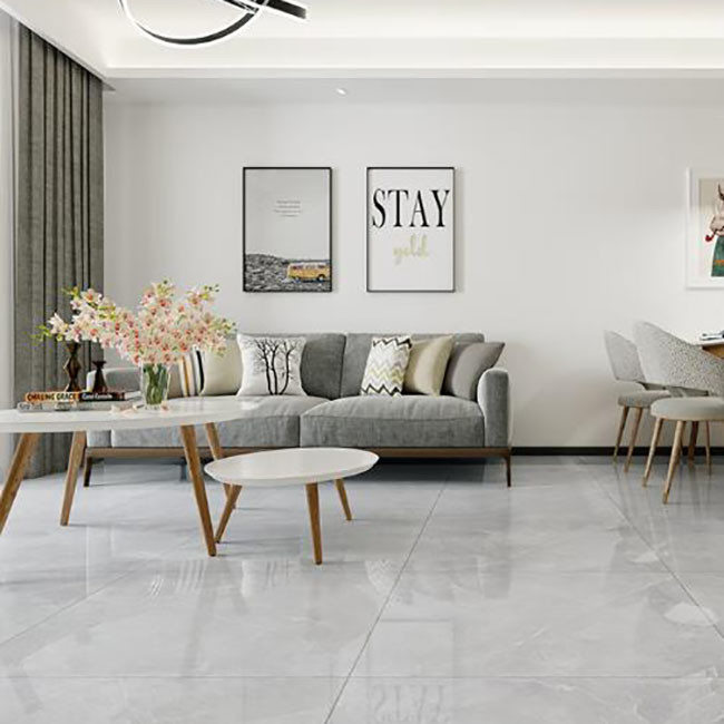 กระเบื้องพื้นหินอ่อน Foshan Porcelain 60 * 60 กระเบื้องตัวเต็มทนกรด