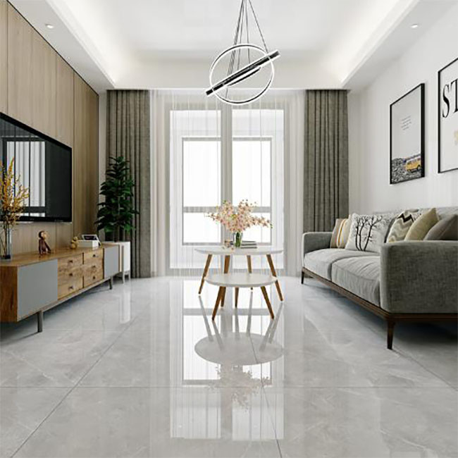 กระเบื้องพื้นหินอ่อน Foshan Porcelain 60 * 60 กระเบื้องตัวเต็มทนกรด