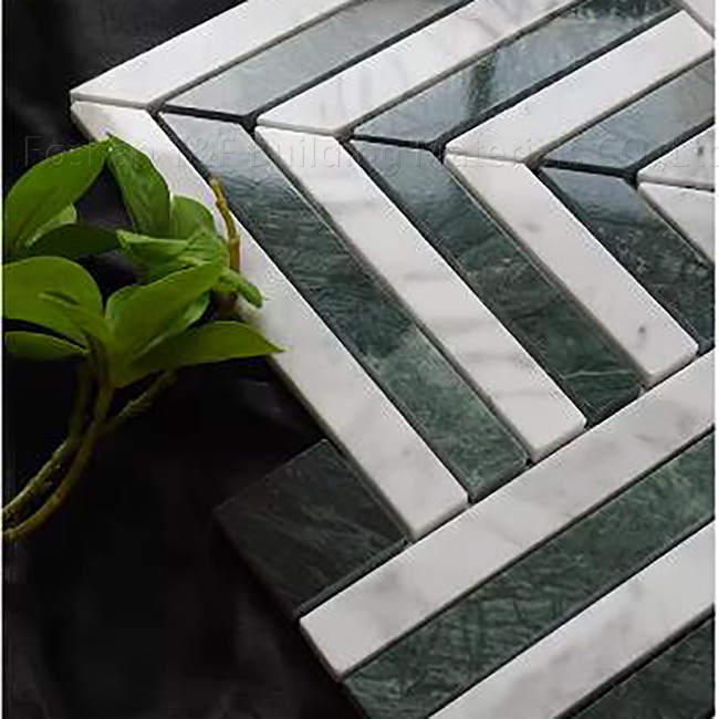 หิน โมไซค์ มาร์บอร์ ไม่เลื่อน Tile ดิน สําหรับห้องอาหาร ห้องน้ําครัว