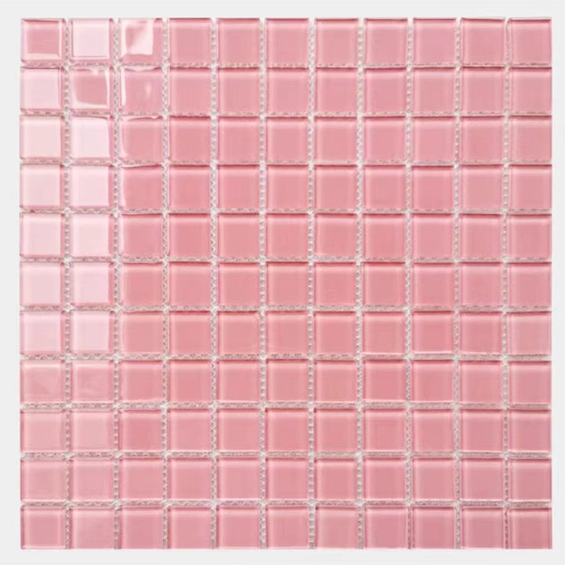 300x300mm กระจกกระจกคริสตัล โมไซค์พื้นผนัง Tile สําหรับห้องน้ํา สระว่ายน้ํา ห้องครัว Backsplash