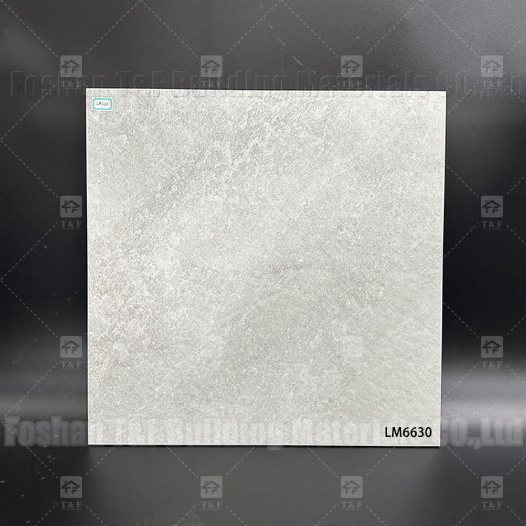 กระเบื้องเซรามิกมาร์บอร์สีเทา 60x60 มิลลิเมตร สําหรับพื้นและผนัง ห้องนอน กระเบื้องโปร์เซลีนชนบท