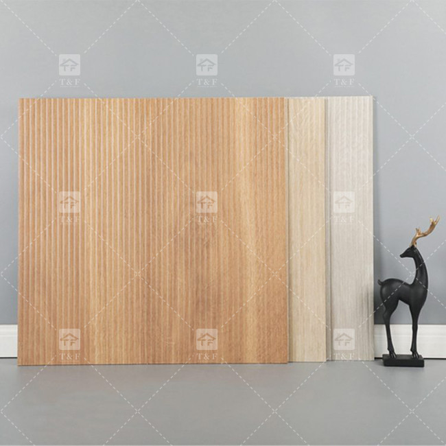 Grille Pull Trough Imitation Wood Grain กระเบื้องเซรามิค ลานระเบียง เนื้อที่หรู ผนังพื้นหลัง