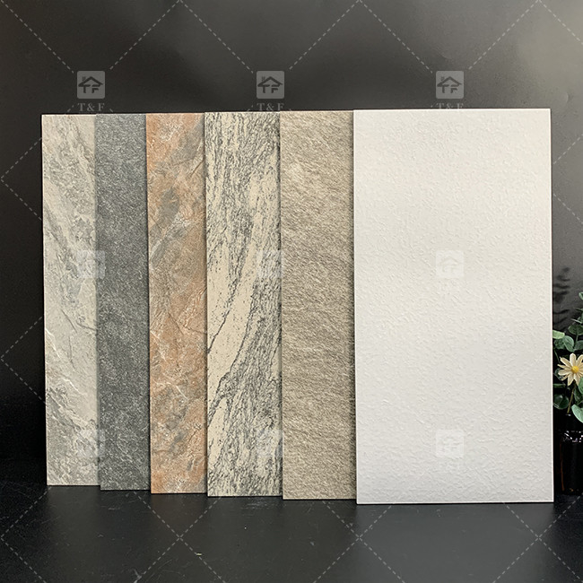 300x600 มม แมท 3D กระเบื้องเซรามิก ตกแต่งผนังภายนอก กระเบื้องโพรเซลินสําหรับผนัง